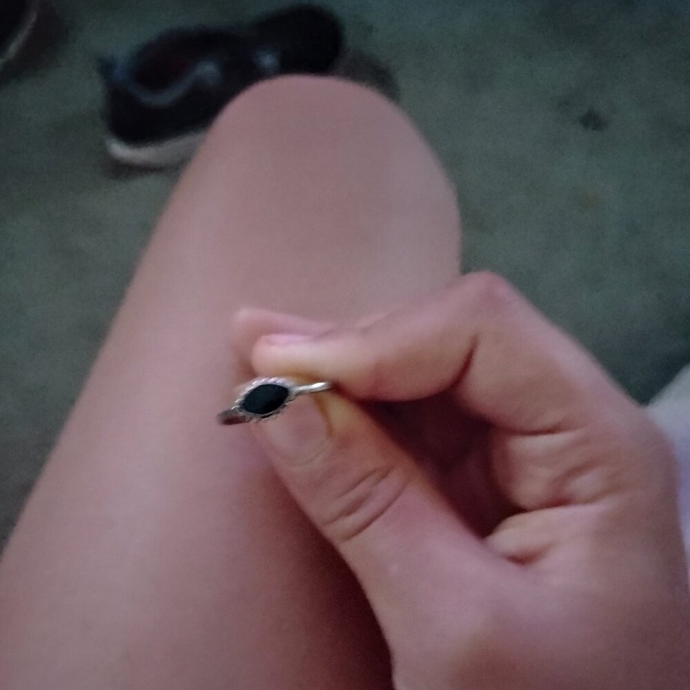 Black onyx ring